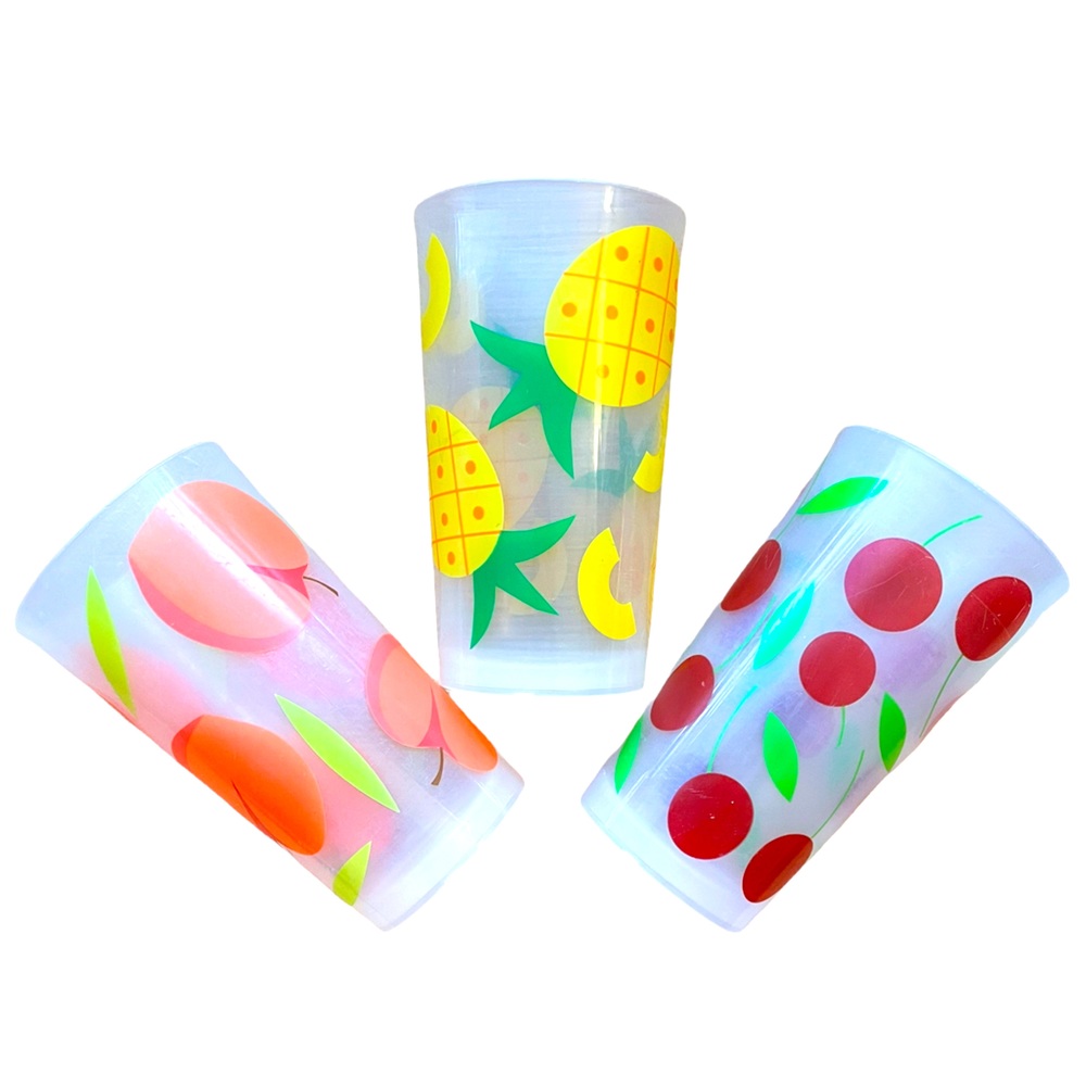 Tupperware Plastic Fruit Cups